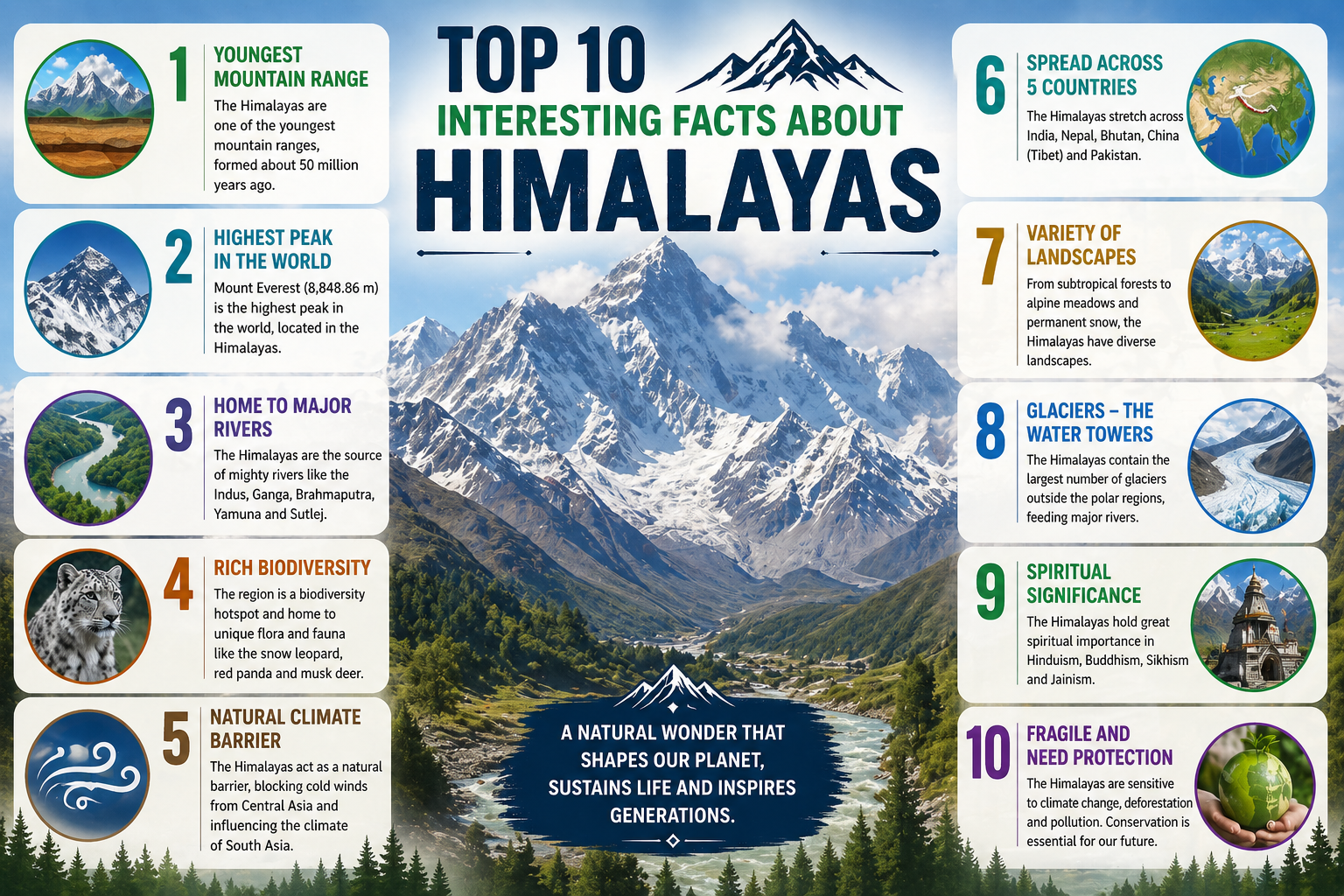 Top 10 Interesting Facts about Himalayas